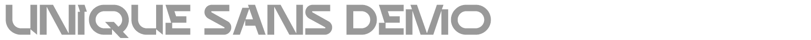 Unique Sans font preview